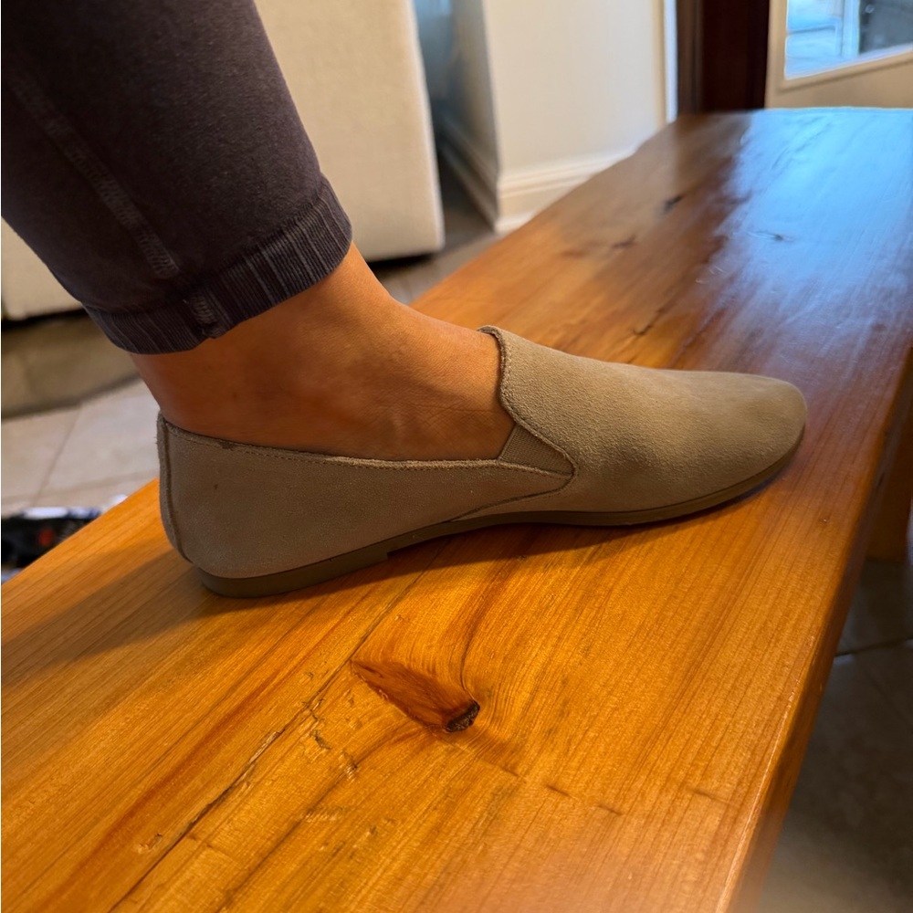 Lucky Brand women Suede Slip-On Loafers - Taupe Gray - Picture 5 of 7